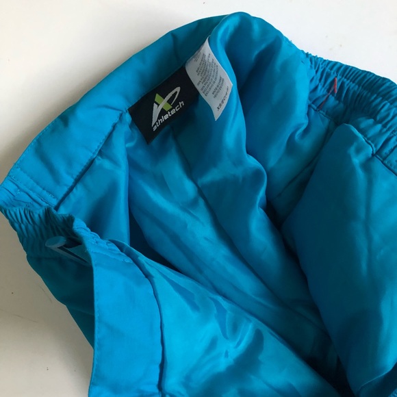Athletech Girls  Blue Adjustable Snow Pants - Picture 4 of 4